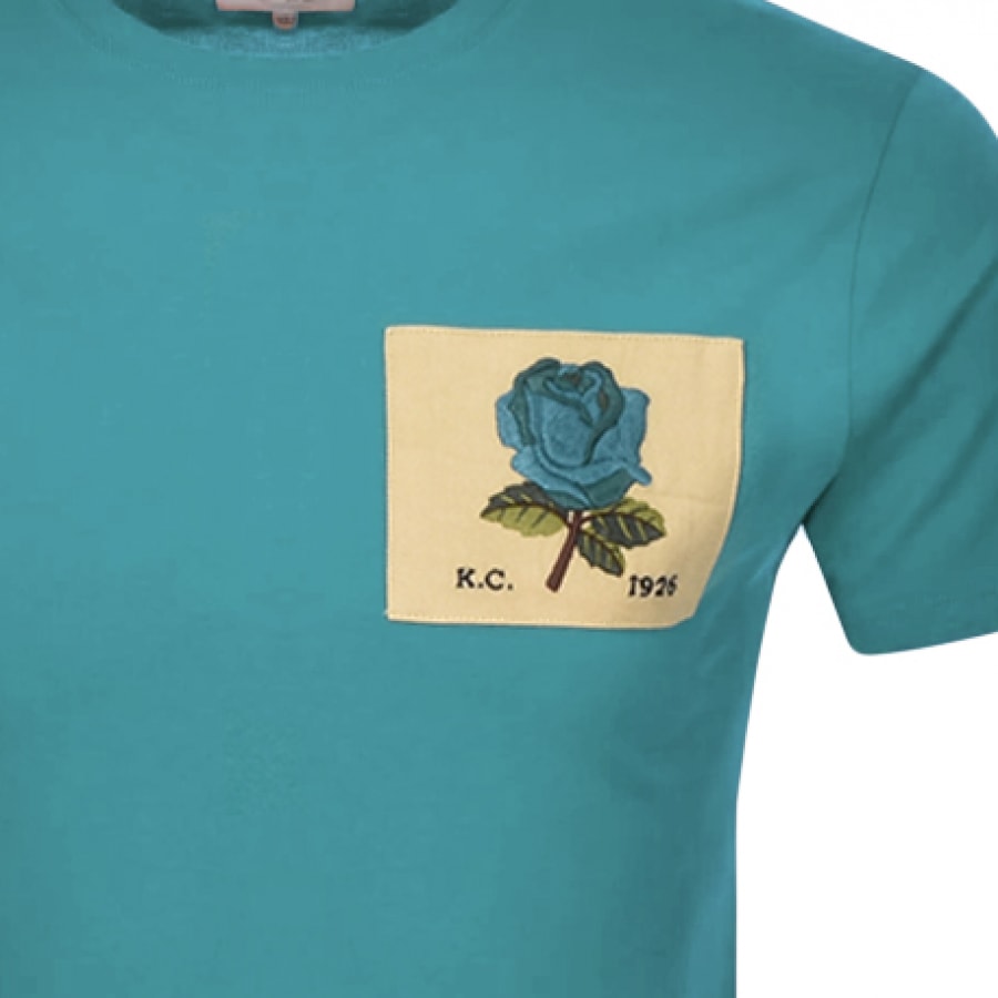 Alternative Image for ProductKent And Curwen Rose T Shirt Green3